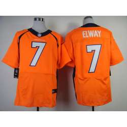 2013 Nike Denver Broncos #7 John Elway Orange Elite Jerseys