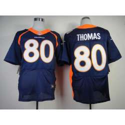 2013 Nike Denver Broncos #80 Thomas Blue Elite Jerseys