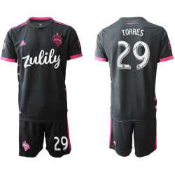 2019-20 Seattle Sounders 29 TORRES Away Soccer Jersey