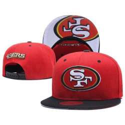 49ers Team Logo Snapback Adjustable Hat & Cap LTMY