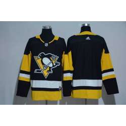 ADI Pittsburgh Penguins Blank Black Jersey