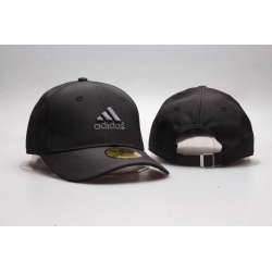 Adidas Fresh Logo Black Peaked Adjustable Hat YP (1)