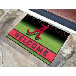 Alabama Crimson Tide Door Mat 18x30 Welcome Crumb Rubber