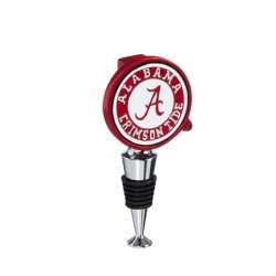 Alabama Crimson Tide Wine Bottle Stopper Logo - Special Order