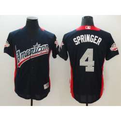 American League 4 George Springer Navy 2018 MLB All Star Game Home Run Derby Jersey