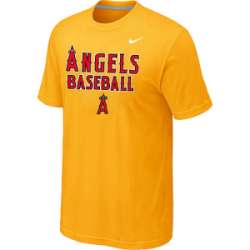 Anaheim Angels 2014 Home Practice T-Shirt - Yellow