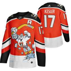 Anaheim Ducks 17 Ryan Kesler Red Adidas 2020-21 Reverse Retro Alternate Jersey Dzhi