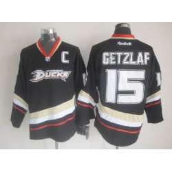 Anaheim Ducks #15 Ryan Getzlaf Black Jerseys
