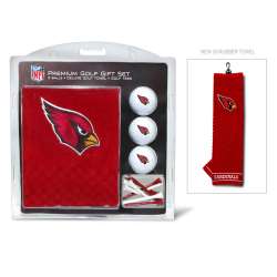Arizona Cardinals Golf Gift Set with Embroidered Towel
