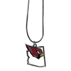 Arizona Cardinals Necklace State Charm