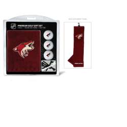 Arizona Coyotes Golf Gift Set with Embroidered Towel - Special Order