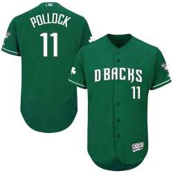 Arizona Diamondbacks #11 A.J. Pollock Green Celtic Flexbase Stitched Jersey DingZhi