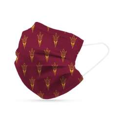 Arizona State Sun Devils Face Mask Disposable 6 Pack