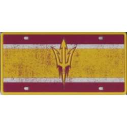 Arizona State Sun Devils Vintage Laser Plate