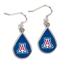 Arizona Wildcats Earrings Tear Drop Style - Special Order