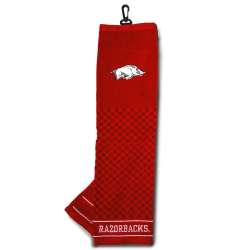 Arkansas Razorbacks 16x22 Embroidered Golf Towel - Special Order