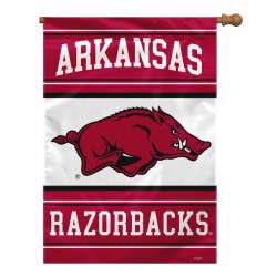 Arkansas Razorbacks Banner 28x40 House Flag Style 2 Sided CO