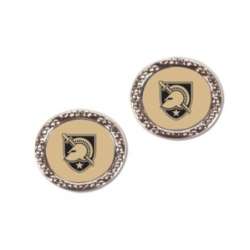 Army Black Knights Earrings Round Style - Special Order