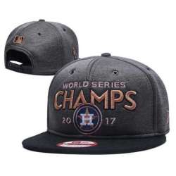 Astros Graphite 2017 World Series Champions Adjustable Hat GS