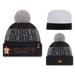 Astros Graphite 2017 World Series Champions Locker Room Knit Hat