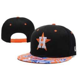Astros Team Logo Black Adjustable Hat LX
