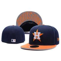 Astros Team Logo Navy Fitted Hat LX