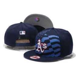 Athletics Team Logo USA Flag Hat Adjustable Hat GS