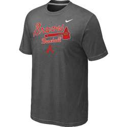 Atlanta Braves 2014 Home Practice T-Shirt - Dark Grey