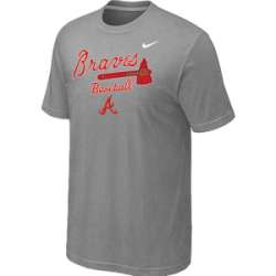 Atlanta Braves 2014 Home Practice T-Shirt - Light Grey