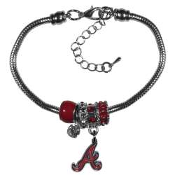 Atlanta Braves Bracelet Euro Bead Style CO