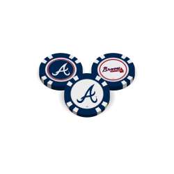 Atlanta Braves Golf Chip with Marker - Bulk