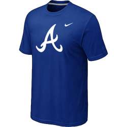 Atlanta Braves Heathered Nike Blue Blended T-Shirt