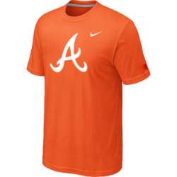 Atlanta Braves Heathered Nike Orange Blended T-Shirt