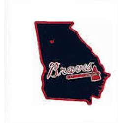 Atlanta Braves Home State Vinyl Sticker