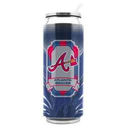 Atlanta Braves Stainless Steel Thermo Can - 16.9 ounces - Special Order