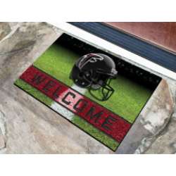 Atlanta Falcons Door Mat 18x30 Welcome Crumb Rubber