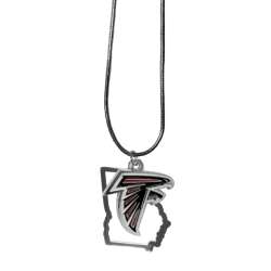 Atlanta Falcons Necklace State Charm