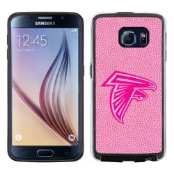 Atlanta Falcons Phone Case Pink Football Pebble Grain Feel Samsung Galaxy S6 CO