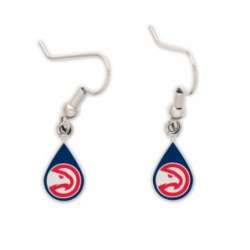 Atlanta Hawks Earrings Tear Drop Style - Special Order