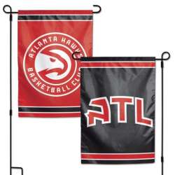 Atlanta Hawks Flag 12x18 Garden Style 2 Sided - Special Order