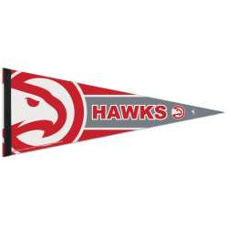 Atlanta Hawks Pennant 12x30 Premium Style - Special Order
