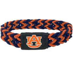 Auburn Tigers Bracelet Braided Navy and Orange