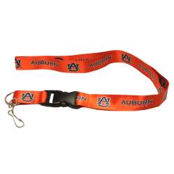 Auburn Tigers Lanyard Breakaway with Key Ring Style - Special Order