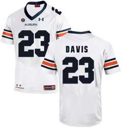 Auburn Tigers #23 Ryan Davis White College Football Jersey DingZhi