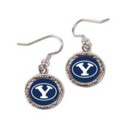 BYU Cougars Earrings Round Style