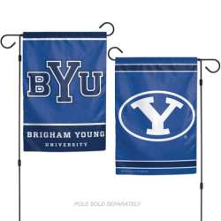 BYU Cougars Flag 12x18 Garden Style 2 Sided - Special Order