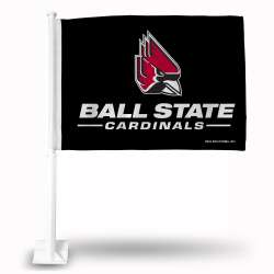 Ball State Cardinals Flag Car - Special Order