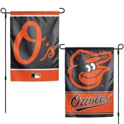 Baltimore Orioles Flag 12x18 Garden Style 2 Sided