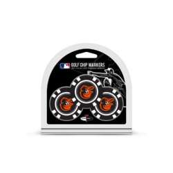 Baltimore Orioles Golf Chip with Marker 3 Pack - Special Order