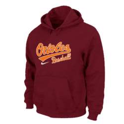Baltimore Orioles Pullover Hoodie RED